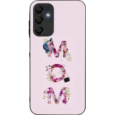 Coque Samsung Galaxy A15 - Silicone rigide noir Mom 2024 girly mom