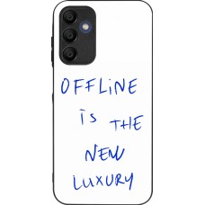 Coque Samsung Galaxy A15 - Silicone rigide noir Offline is the new luxury