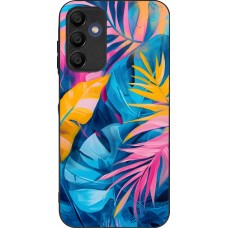 Samsung Galaxy A15 Case Hülle - Silikon schwarz Palms Blue