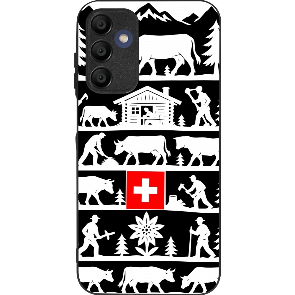 Samsung Galaxy A15 Case Hülle - Silikon schwarz Poya Schweiz 1 schwarz