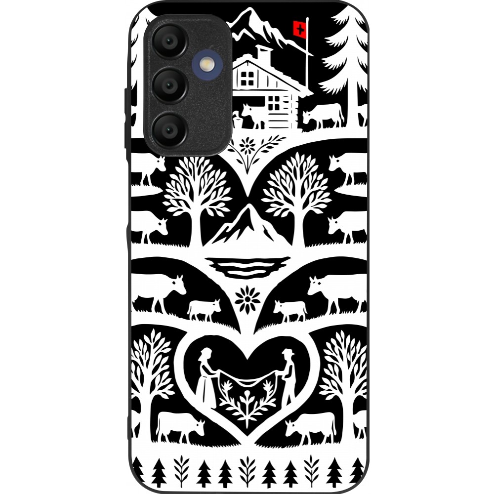 Samsung Galaxy A15 Case Hülle - Silikon schwarz Poya Schweiz 2 schwarz