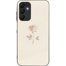 Samsung Galaxy A15 Case Hülle - Silikon schwarz Rosa Sand Minimalistisch