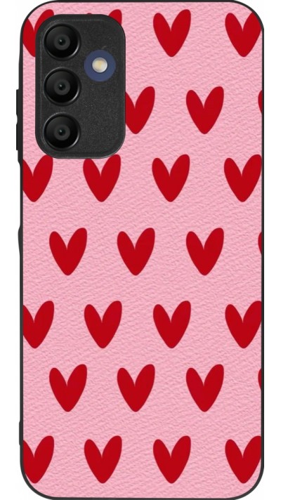 Samsung Galaxy A15 Case Hülle - Silikon schwarz Saint Valentines Day 26 Pattern heart