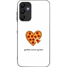 Coque Samsung Galaxy A15 - Silicone rigide noir Saint Valentines Day 26 You have my pizza heart