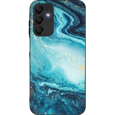 Samsung Galaxy A15 Case Hülle - Silikon schwarz Sea Foam Blue