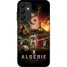 Coque Samsung Galaxy A15 - Silicone rigide noir Football Algérie splash 2026
