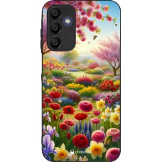 Coque Samsung Galaxy A15 - Silicone rigide noir Spring 25 Bouquet printemps