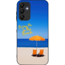Samsung Galaxy A15 Case Hülle - Silikon schwarz Summer 2025 Bring me to the beach