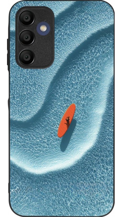 Samsung Galaxy A15 Case Hülle - Silikon schwarz Orange surf Summer 2026