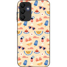 Samsung Galaxy A15 Case Hülle - Silikon schwarz Pattern Summer 2026