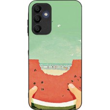 Samsung Galaxy A15 Case Hülle - Silikon schwarz Views through a watermelon Summer 2026