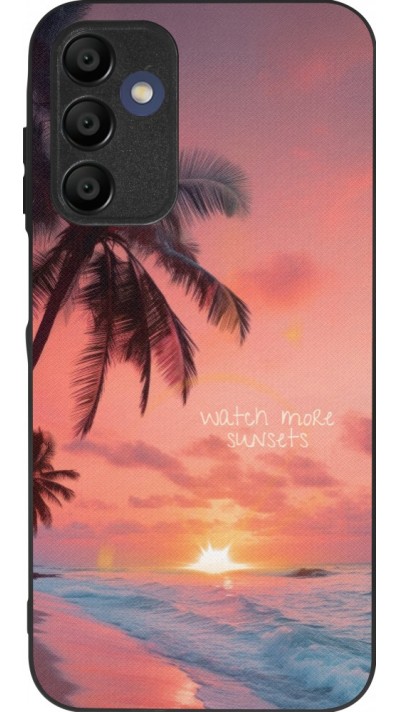 Samsung Galaxy A15 Case Hülle - Silikon schwarz Watch more sunsets Summer 2026