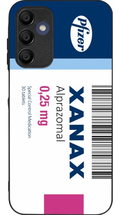 Samsung Galaxy A15 Case Hülle - Silikon schwarz Xanax Alprazolam 2025