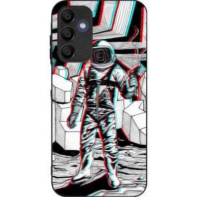 Samsung Galaxy A16 Case Hülle - Silikon schwarz Anaglyph Astronaut