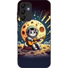 Coque Samsung Galaxy A16 - Silicone rigide noir AstroCat RockLune