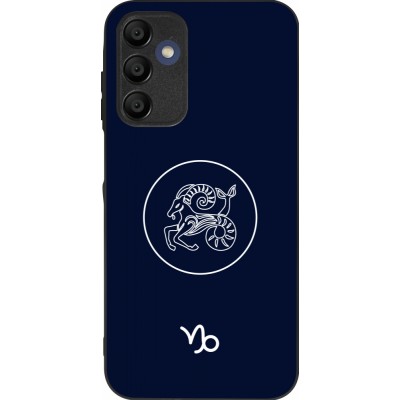 Coque Samsung Galaxy A16 - Silicone rigide noir Astrologie Capricorne
