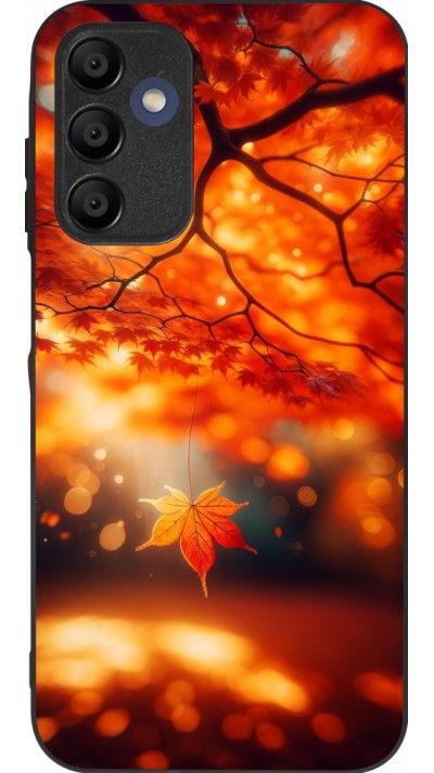 Samsung Galaxy A16 Case Hülle - Silikon schwarz Herbst Magisch Orange