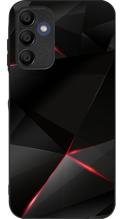 Coque Samsung Galaxy A16 - Silicone rigide noir Black Red Lines