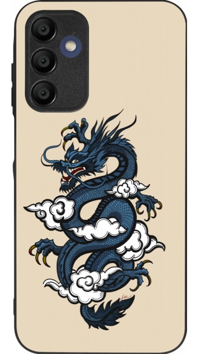 Coque Samsung Galaxy A16 - Silicone rigide noir Blue Dragon Tattoo
