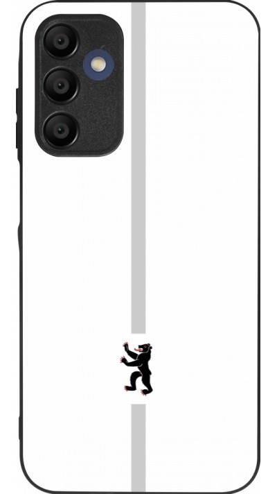Coque Samsung Galaxy A16 - Silicone rigide noir Canton AI blanc
