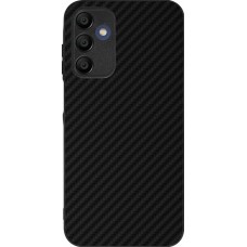 Coque Samsung Galaxy A16 - Silicone rigide noir Carbon Basic