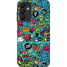 Coque Samsung Galaxy A16 - Silicone rigide noir Cartoons old school
