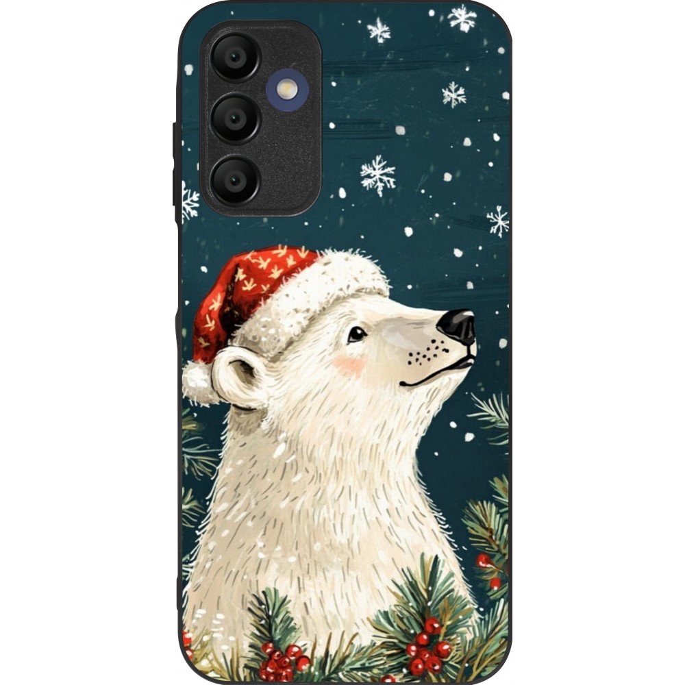 Coque Samsung Galaxy A16 - Silicone rigide noir Christmas 25 Bear