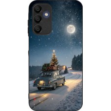 Coque Samsung Galaxy A16 - Silicone rigide noir Christmas 25 Car with Tree Xmas
