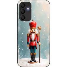 Coque Samsung Galaxy A16 - Silicone rigide noir Christmas 25 Nutcracker Snow