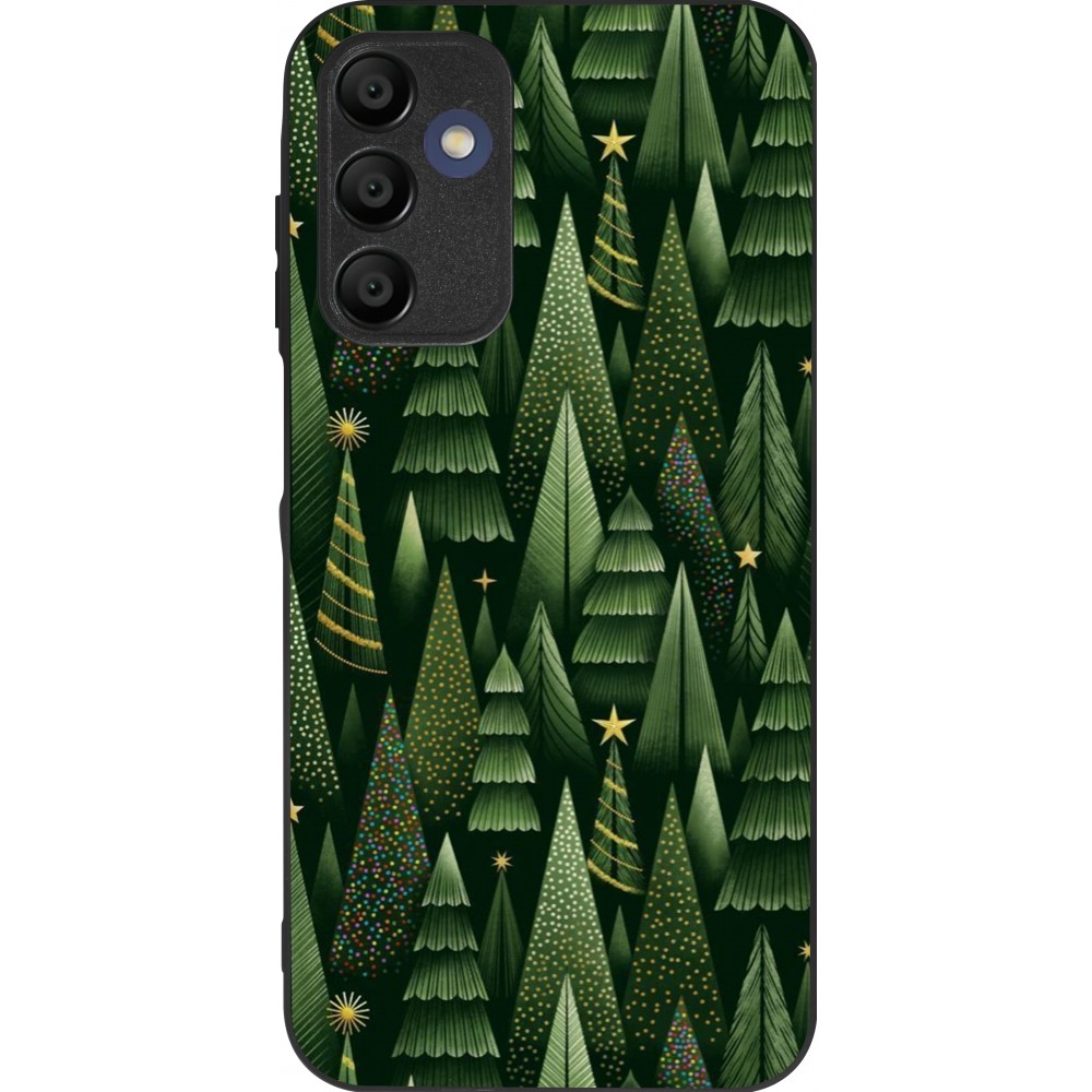 Coque Samsung Galaxy A16 - Silicone rigide noir Christmas 25 Pattern Xmas Tree