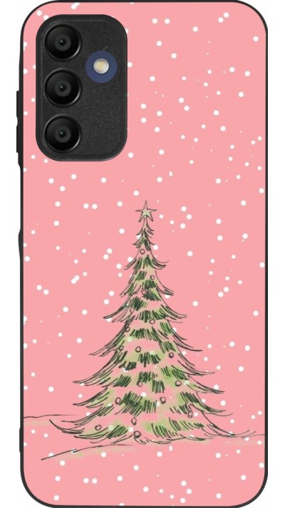Coque Samsung Galaxy A16 - Silicone rigide noir Christmas 25 Pink Tree
