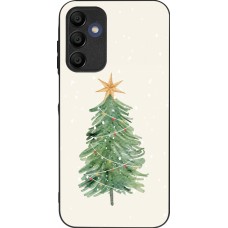 Coque Samsung Galaxy A16 - Silicone rigide noir Christmas 25 Sketch Tree