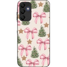 Coque Samsung Galaxy A16 - Silicone rigide noir Christmas 25 Vintage Ribbons