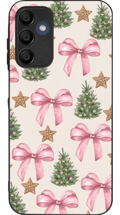Coque Samsung Galaxy A16 - Silicone rigide noir Christmas 25 Vintage Ribbons