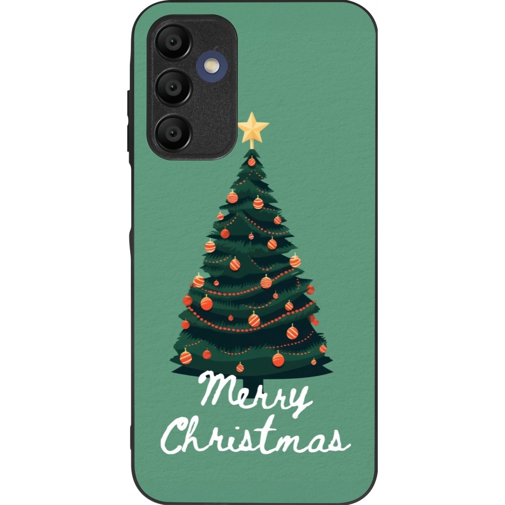 Coque Samsung Galaxy A16 - Silicone rigide noir Christmas 25 Xmas Tree