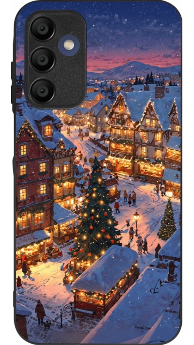 Coque Samsung Galaxy A16 - Silicone rigide noir Christmas 25 Xmas Village
