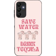Samsung Galaxy A16 Case Hülle - Silikon schwarz Cocktail Save Water Drink Tequila