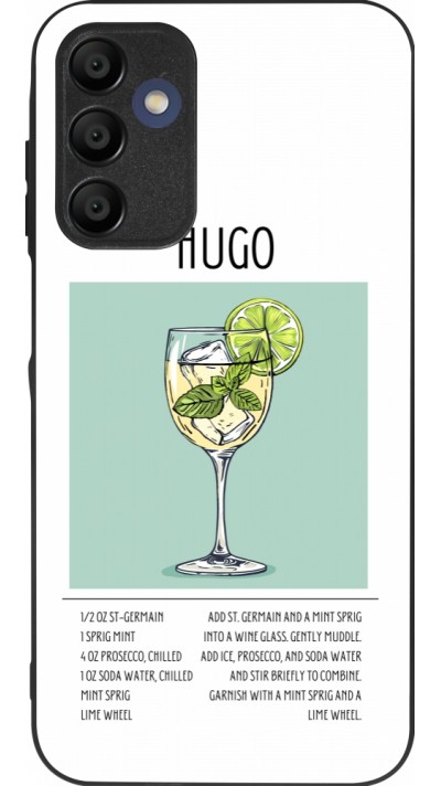 Coque Samsung Galaxy A16 - Silicone rigide noir Cocktail recette Hugo