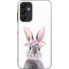 Samsung Galaxy A16 Case Hülle - Silikon schwarz Easter 2023 flower bunny