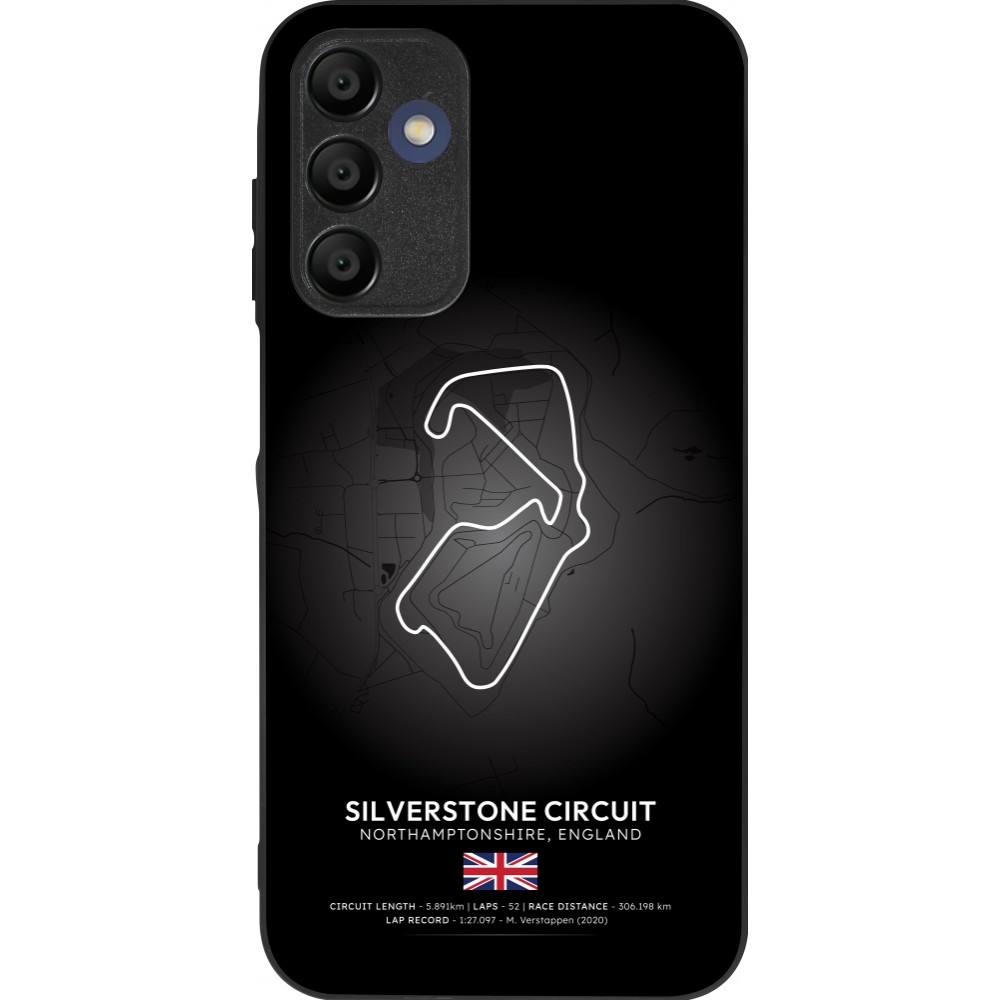 Coque Samsung Galaxy A16 - Silicone rigide noir F1 Track 2025 Great Britan