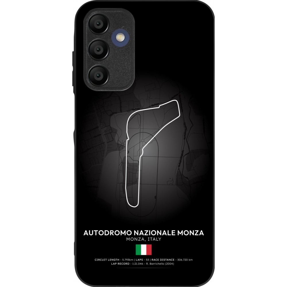 Coque Samsung Galaxy A16 - Silicone rigide noir F1 Track 2025 Italy