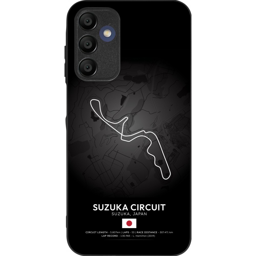 Coque Samsung Galaxy A16 - Silicone rigide noir F1 Track 2025 Japan