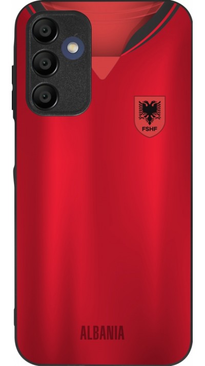 Coque Samsung Galaxy A16 - Silicone rigide noir Maillot de football Albanie personnalisable