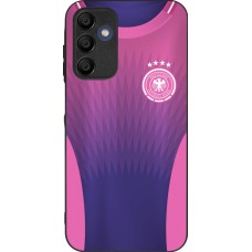 Samsung Galaxy A16 Case Hülle - Silikon schwarz Deutschland Away personalisierbares Fussballtrikot