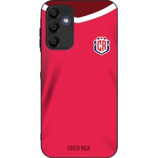 Coque Samsung Galaxy A16 - Silicone rigide noir Maillot de football Costa Rica 2022 personnalisable