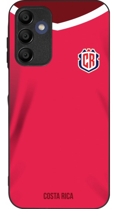 Coque Samsung Galaxy A16 - Silicone rigide noir Maillot de football Costa Rica 2022 personnalisable