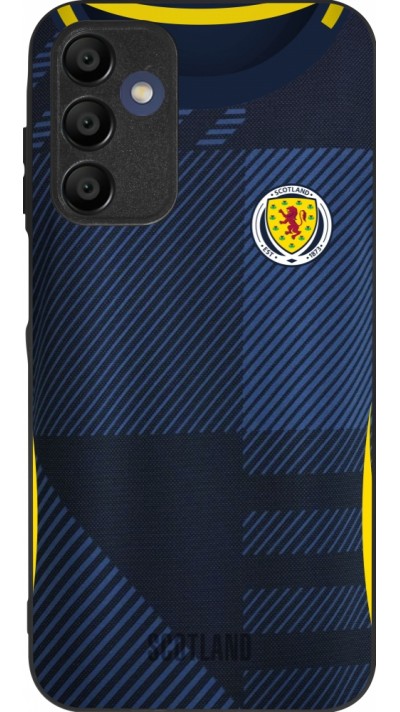 Coque Samsung Galaxy A16 - Silicone rigide noir Maillot de football Ecosse personnalisable