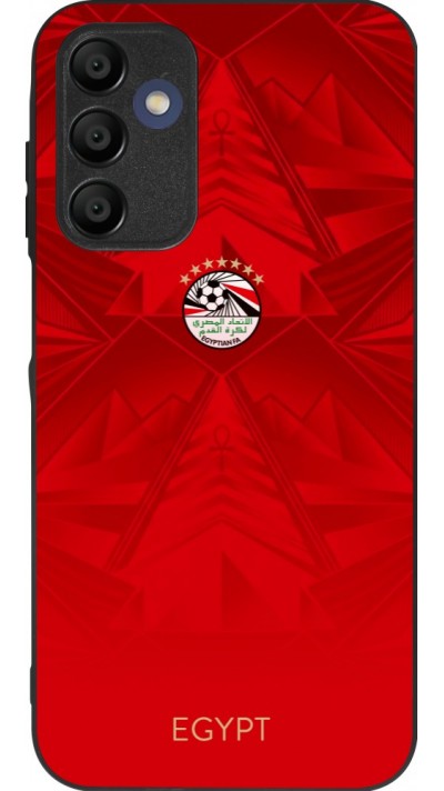 Coque Samsung Galaxy A16 - Silicone rigide noir Maillot de football Égypte 2026 personnalisable