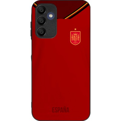 Coque Samsung Galaxy A16 - Silicone rigide noir Maillot de football Espagne 2022 personnalisable