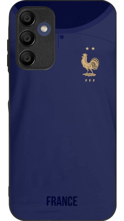 Samsung Galaxy A16 Case Hülle - Silikon schwarz Frankreich 2022 personalisierbares Fussballtrikot